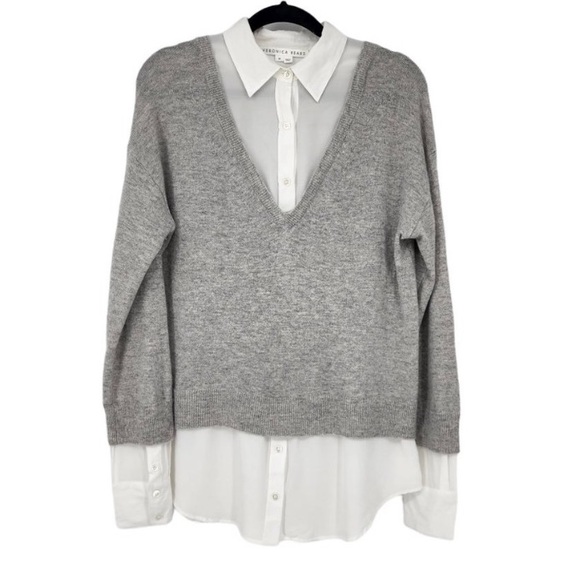 Veronica beard cashmere button down sweater - Picture 1 of 4